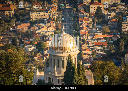 Bahai Schrein-Gärten in Haifa internationaler Hauptsitz Bahai-Glauben Stockfoto