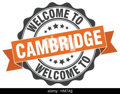 Cambridge Runde Band Dichtung Stock Vektor