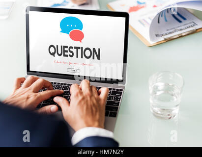 Kontakt Informationen-Support-Konzept Stockfoto