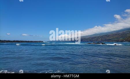 Küste in Puerto De La Cruz, Teneriffa Stockfoto