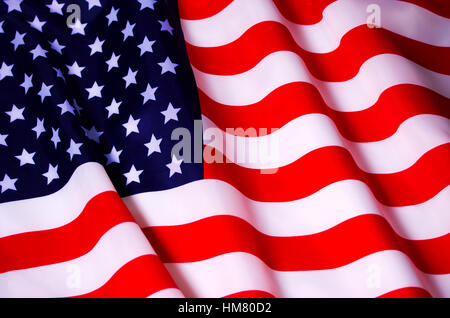 Amerikanische Flagge winken Stockfoto