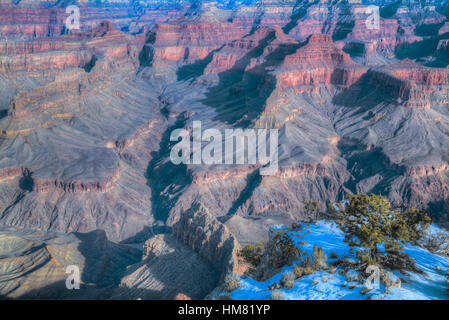 Aus Pima Point, South Rim, Grand Canyon National Park, UNESCO World Heritage Site, Arizona, USA Stockfoto