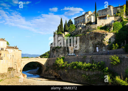 Die alte Stadt von Vaison La Romaine, Vaucluse, Frankreich Stockfoto