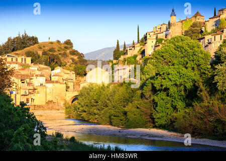 Die alte Stadt von Vaison La Romaine, Vaucluse, Frankreich Stockfoto