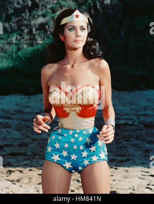 WONDER WOMAN Warner Bros Fernsehreihe 1975-79 mit Lynda Carter Stockfoto