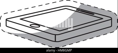 Optimierung und tuning Smartphone Datenbank-Symbol, Vektor-illustration Stock Vektor