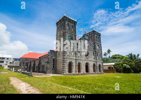 Kathedrale unserer lieben Frau von der Annahme, Mata-Utu, Wallis, Wallis und Futuna, Südsee, Pazifik Stockfoto