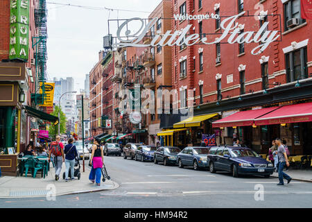 Wenig Italien, Manhattan, New York City, Vereinigte Staaten von Amerika, Nordamerika Stockfoto