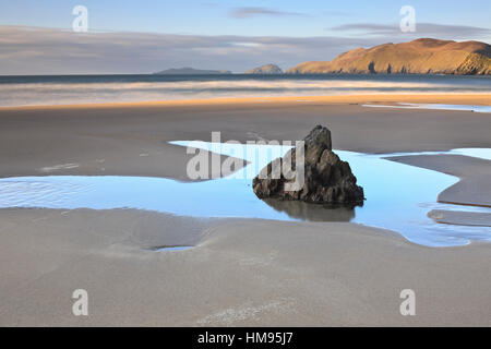 Coumeenoole Bucht, Halbinsel Dingle, County Kerry, Munster, Irland Stockfoto