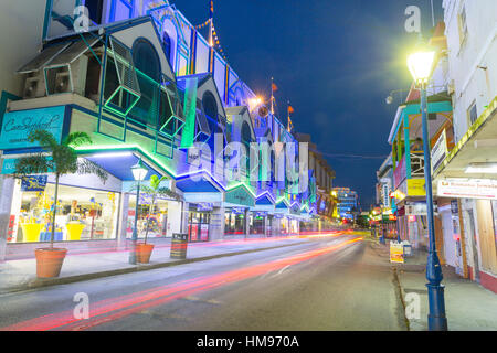 Architektur auf der Broad Street, Bridgetown, St. Michael, Barbados, West Indies, Karibik, Mittelamerika Stockfoto