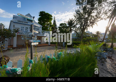 Hastings Strandhaus, Bridgetown, Christ Church, Barbados, West Indies, Karibik, Mittelamerika Stockfoto