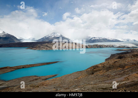 Upsala Gletscher am Lago Argentino, El Calafate, Parque Nacional Los Glaciares, Patagonien, Argentinien, Südamerika Stockfoto