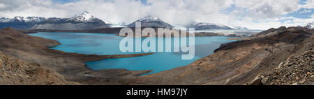 Upsala Gletscher am Lago Argentino, El Calafate, Parque Nacional Los Glaciares, Patagonien, Argentinien, Südamerika Stockfoto