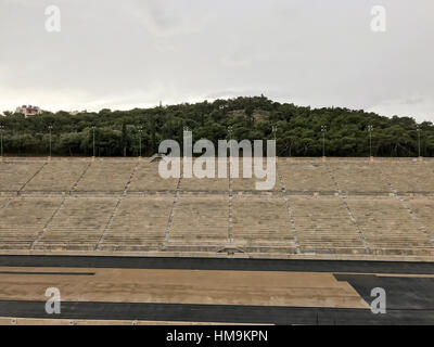 Die Panathenäen-Olympiastadion in Athen, Griechenland Stockfoto