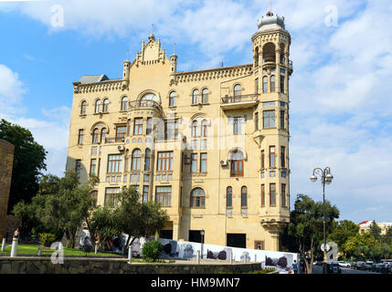 Baku, Aserbaidschan - 10. September 2016: Stadtansicht. Baku ist die größte Stadt am Kaspischen Meer und der Kaukasus-region Stockfoto