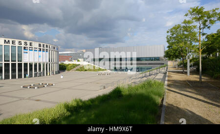 CityCube Berlin, Convention Center und Ausstellungshalle, Messedamm, Westend, Berlin, Deutschland, Europa Stockfoto