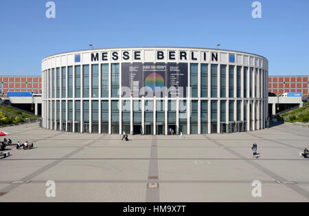 Messe Berlin Messe, Messehalle, Langenhagen, Jafféstraße, Messedamm, Charlottenburg, Berlin, Deutschland, Europa Stockfoto