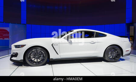 Ford Shelby GT 350 Mustang auf der North American International Auto Show (NAIAS). Stockfoto