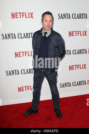 Hollywood, Kalifornien, USA. 2. Februar 2017. Thomas Lennon, bei Premiere von Netflix "Santa Clarita Diät" ArcLight Kinos Cinerama Dome In Kalifornien am 2. Februar 2017. Bildnachweis: Faye lernen/MediaPunch Stockfoto