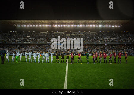 Vigo, Spanien. 2. Februar 2017. Copa Del Rey Halbfinalspiel zwischen Real Club Celta de Vigo und Deportivo Alaves in Balaidos Stadium, Vigo. Bildnachweis: Brais Seara/Alamy Live-Nachrichten Stockfoto