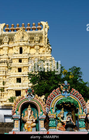 Ekambareswarar Tempels in kanchipuram. siva Tempel in 1509 Jahren gebaut. Tamil Nadu, Indien Stockfoto