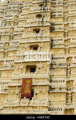 Ekambareswarar-Tempel in Kanchipuram. Siva Tempel im Jahre 1509 erbaut. Tamil Nadu, Indien Stockfoto