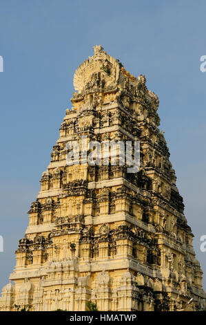 Ekambareswarar-Tempel in Kanchipuram. Siva Tempel im Jahre 1509 erbaut. Tamil Nadu, Indien Stockfoto