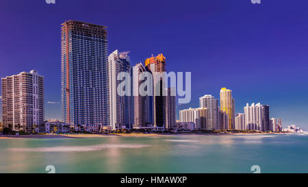 Sunny Isles Beach Skyline Stockfoto