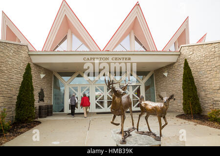 Beckley, West Virginia - Tamarack: A West Virginia Handwerker FMZ. Das Zentrum hat auch Ateliers und Restaurants. Stockfoto