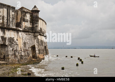 Castillo San Fernando de Bocachica, Kolumbien Stockfoto