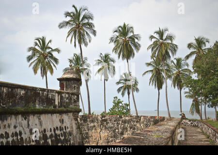 Castillo San Fernando de Bocachica, Kolumbien Stockfoto