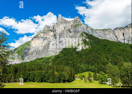 Cirque des Sixt-Fer À Cheval (Französische Alpen, Ostfrankreich), in der Haut-Giffre Tal. Stockfoto