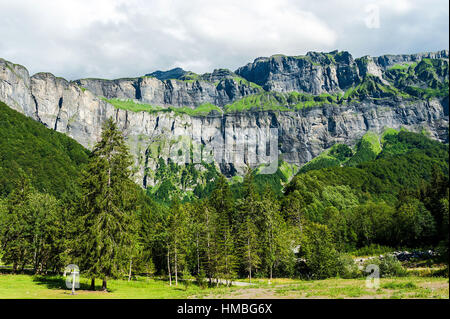 Cirque des Sixt-Fer À Cheval (Französische Alpen, Ostfrankreich), in der Haut-Giffre Tal. Stockfoto