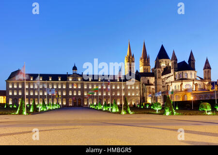 Caen (Nordwest-Frankreich): die "Abbaye Aux Hommes" ("Herren Abtei") Stockfoto