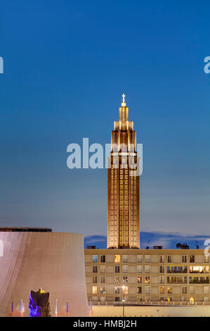 Le Havre (Normandie, Nord-West-Frankreich): Gewerbegebiet Stockfoto