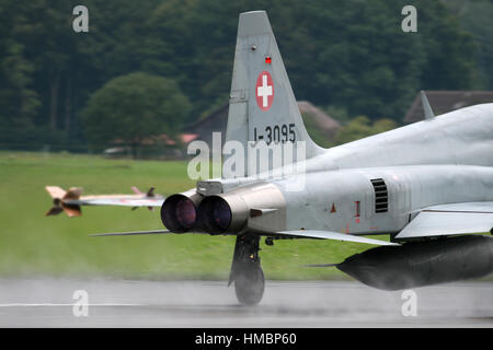 Schweizer Luftwaffe Northrop F5 Freiheitskämpfer Stockfoto