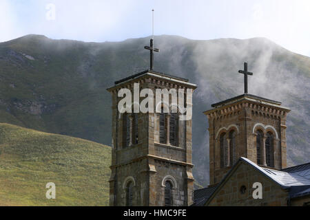 Heiligtum der Muttergottes von la Salette. Stockfoto