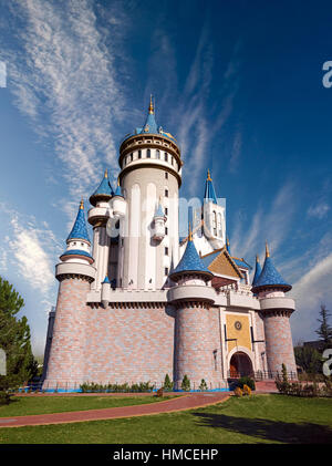 Märchenschloss am Sazova Park, Eskisehir Stockfoto