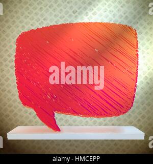 Hand zu ziehen Sprechblase. + EPS10-Vektor-Datei Stock Vektor