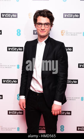 Jack Brett Anderson Teilnehmer der Instyle EE Rising Star Party vor der EE BAFTAs, gehalten in der Ivy Soho Brasserie, London Stockfoto