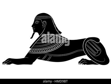 Sphinx - Fabelwesen des alten Ägypten Stock Vektor