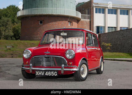 1968 Mini Cooper S kompakte britische Sportwagen-Klassiker Stockfoto