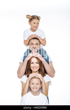 Glückliche Familie Spaß Stockfoto