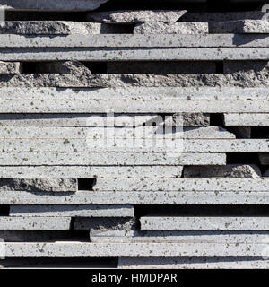 Mauer aus Ziegeln in vulkanischen Stein, nützlich für den Hintergrund. Stockfoto