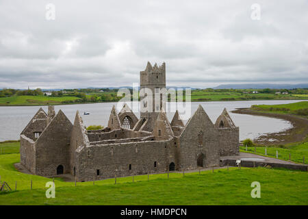 Rosserk Friary, County Mayo, Irland, Vereinigtes Königreich Stockfoto