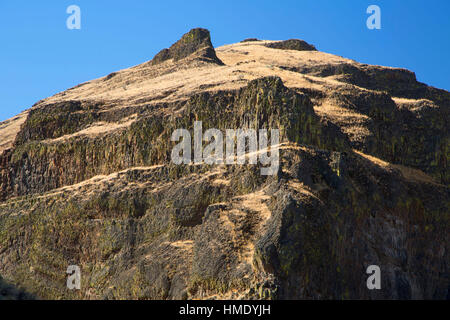 John Day River Canyonwand entlang Lost Corral Trail, John Day Wild and Scenic River, Cottonwood Canyon State Park, John Day River State Scenic Wasserstraße Stockfoto