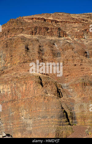 John Day River Canyonwand entlang Lost Corral Trail, John Day Wild and Scenic River, Cottonwood Canyon State Park, John Day River State Scenic Wasserstraße Stockfoto