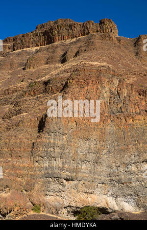 John Day River Canyonwand entlang Lost Corral Trail, John Day Wild and Scenic River, Cottonwood Canyon State Park, John Day River State Scenic Wasserstraße Stockfoto