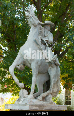 Güterwagen Ho Statue, Pendleton, Oregon Stockfoto