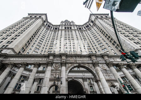 New York city Rathaus und Umgebung Stockfoto